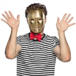 Boland Gezichtsmasker Goud -Party Supplies Verkoop 1972476159