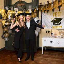 Boland Afstudeerhoed Vilt Zacht Goud -Party Supplies Verkoop 1972971762