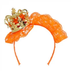 Boland Oranje Tiara Koningin Met Kroontje -Party Supplies Verkoop 1974170949