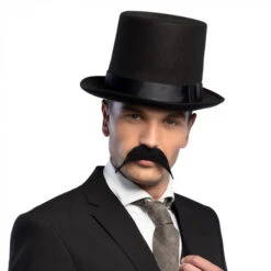 Boland Snor Detective Zwart Zelfklevend