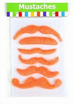 Oranje Snorren Set 6 Stuks