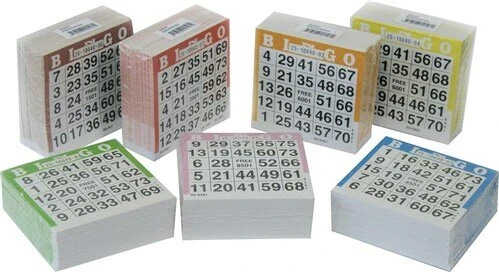 Bingoblok Per Stuk 1 Bingoblok Per Stuk