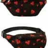 Heuptasje Hartjes Zwart