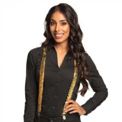 Boland Bretels Gouden Pailletten -Party Supplies Verkoop 1980727149