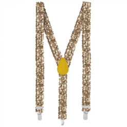 Boland Bretels Gouden Pailletten