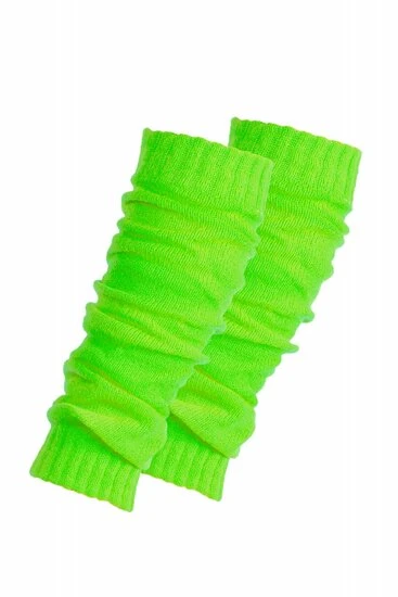 Beenwarmers Neon Groen 2 Beenwarmers Neon Groen - Afbeelding 2