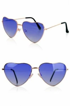Hartjes Bril Blauw