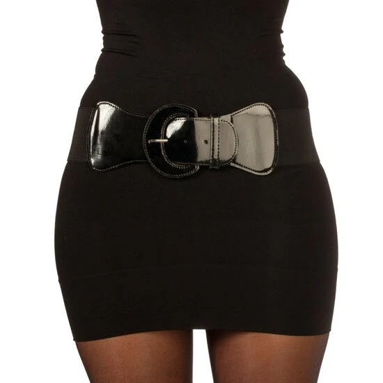 Stretchriem Zwart 2 Stretchriem Zwart - Afbeelding 2