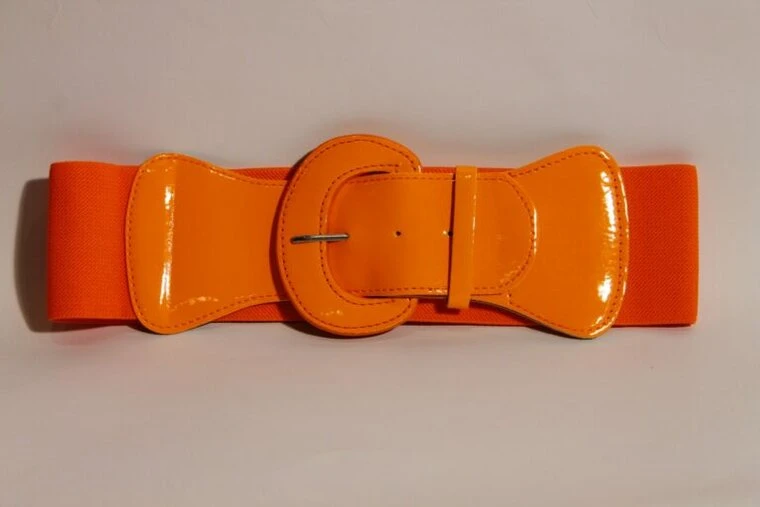 Stretchriem Neon Oranje 1 Stretchriem Neon Oranje