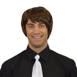 Heren Steil Kort Model Donkerbruin