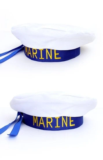 Matrozenbaret Wit Blauw 1 Matrozenbaret Wit Blauw