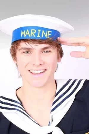 Matrozenbaret Wit Blauw 2 Matrozenbaret Wit Blauw - Afbeelding 2
