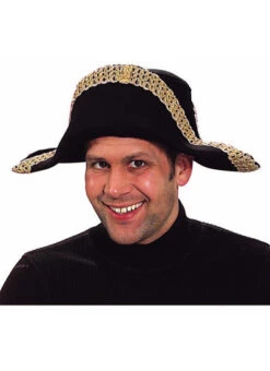 Napoleon Steek Luxe Zwart Met Goudgalon