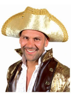 Piratenhoed Driespits Goudkleurig Luxe
