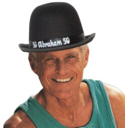 Folat Hoed Abraham Zwart Vilt