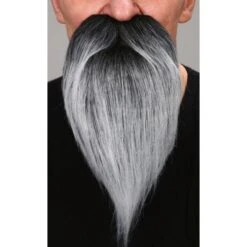 Snor Met Baard Grijs Zelfklevend
