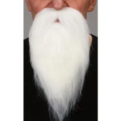Snor Met Baard Wit Zelfklevend