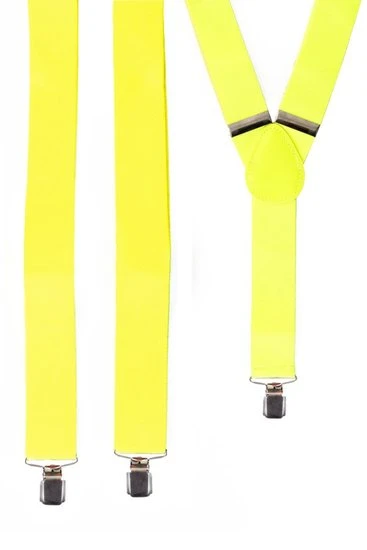 Boland Bretels Basic Neon Geel 3 Boland Bretels Basic Neon Geel - Afbeelding 3