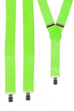 Boland Bretels Basic Neon Groen -Party Supplies Verkoop 423175102