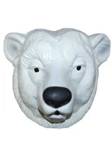 Masker Ijsbeer Volwassen Plastic