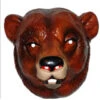 Masker Bruine Beer Volwassen Plastic