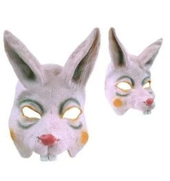 Rubber Half-masker Konijn