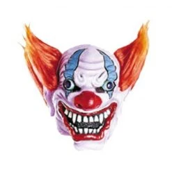 Crazy Clown Masker Rubber