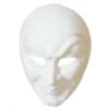 Masker Venetiaans Joker Grezzo Wit