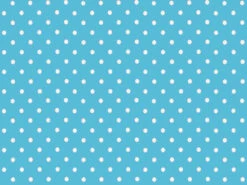 Sjaal Satijn Turquoise Met Witte Noppen 1,65 M