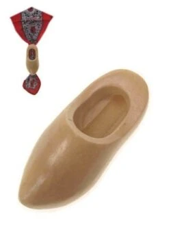 Zakdoekklompje Hout Naturel 6,5 Cm