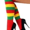 Kniekousen Rood-geel-groen Gestreept