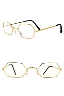 Sinterklaas Leesbrilletje Goud Met Blank Glas