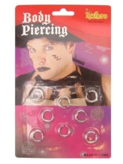 Set Piercings 8 Stuks Assorti