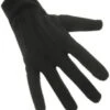 Handschoenen Zwart Katoen Kort Model
