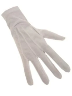 Handschoenen Wit Katoen Kort Model