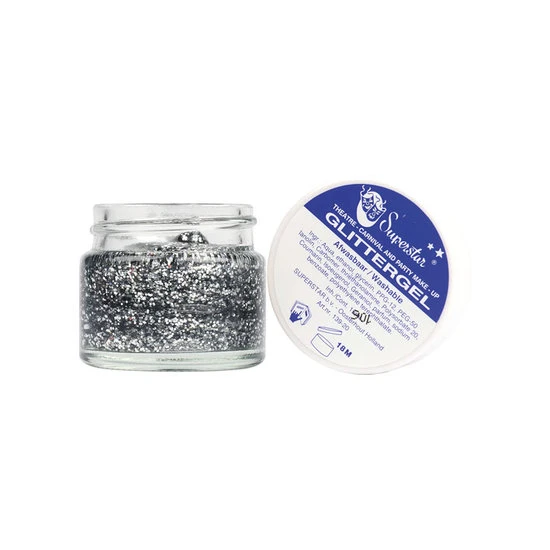 Superstar Glittergel Zilver 15 Ml 2 Superstar Glittergel Zilver 15 Ml - Afbeelding 2