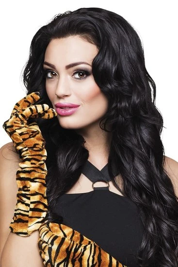 Lange Handschoenen Tijger Print 2 Lange Handschoenen Tijger Print - Afbeelding 2