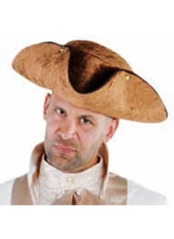 Driespits Bruin Luxe Vilt Hoed