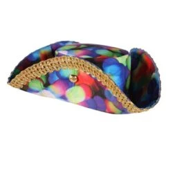 Hoed Driespits In Print Leds Chaos Met Goud Galon