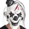 Boland Latex Masker Psycho Clown Zwart Wit