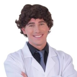 Herenpruik Kort Model Met Slag, Bruin