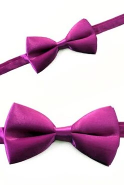 Vlinderstrikje Satijn Paars