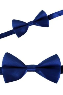 Vlinderstrikje Satijn Blauw