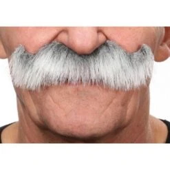 Snor Luigi Grijs Zelfklevend