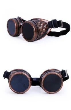 Steampunk Bril Koper