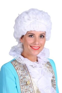 Pruik Marie Antoinette Wit