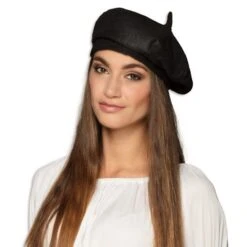 Boland Franse Baret Zwart -Party Supplies Verkoop 877836584