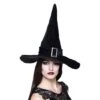 Boland Heksenhoed Zwart Met Gesp